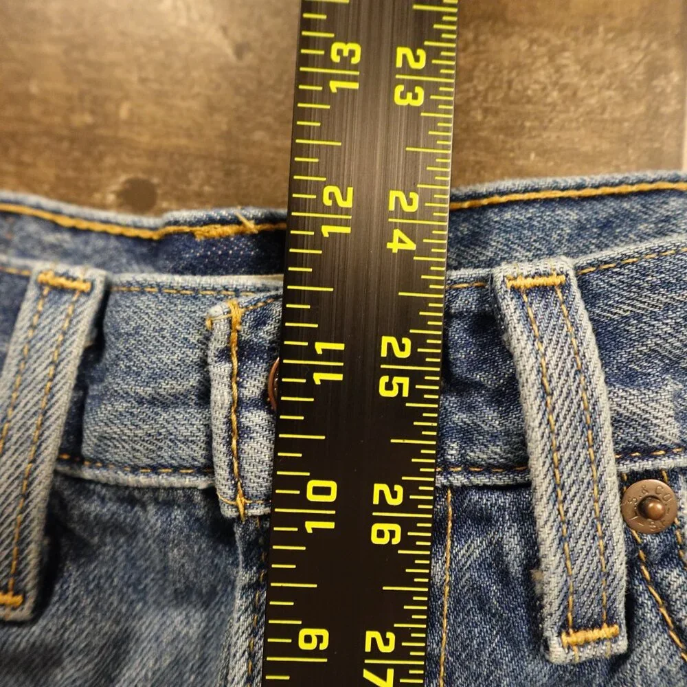 Levi’s‎ High Waisted Mom Shorts Women’s W24 Blue Denim